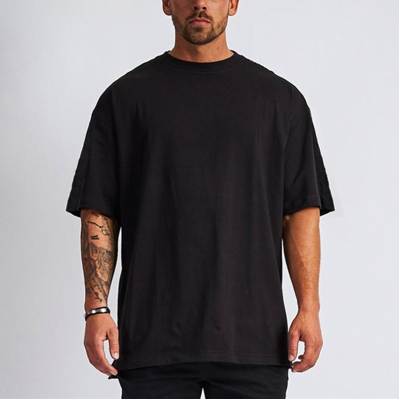 Custom men clothes blank 100% cotton t-shirt men's oversized tshirt print logo custom embroidered t shirt