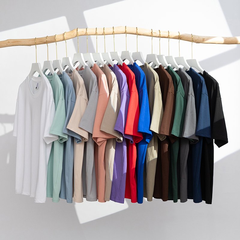 Wholesale customized screen printing T-shirt high quality clothing 100% cotton T-shirt heavyweight oversized T-shirt