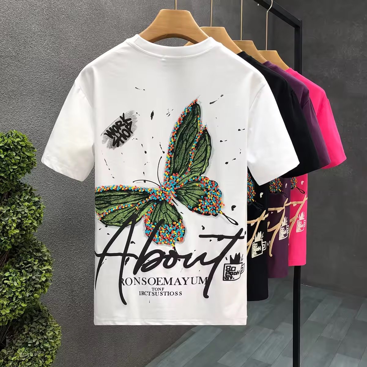 2024 Custom Logo Factory Wholesale High - Quality Men's Shirts Short - Sleeved Fashion Men's T-shirts