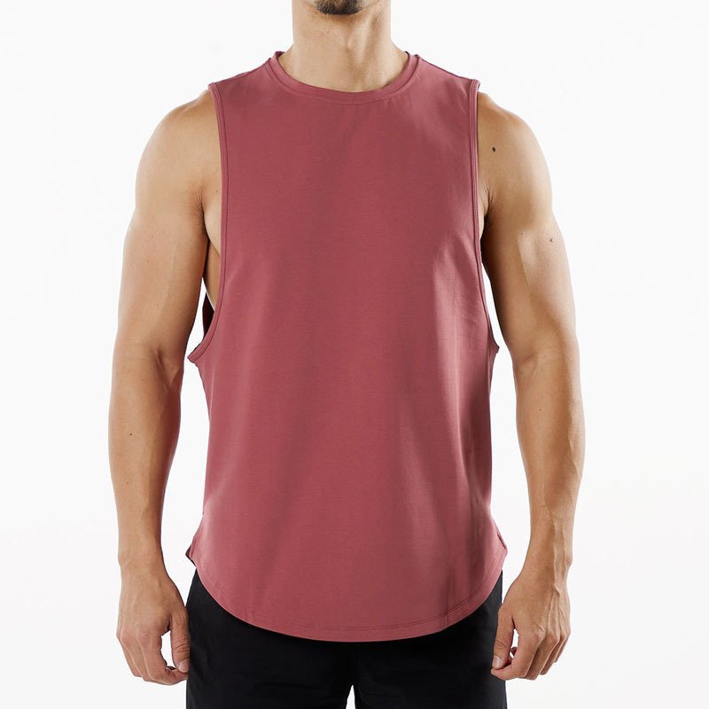 Premium Gym Muscle bodybuilding Workout Cotton Sleeveless T Shirt Men tank Tops For Sports
