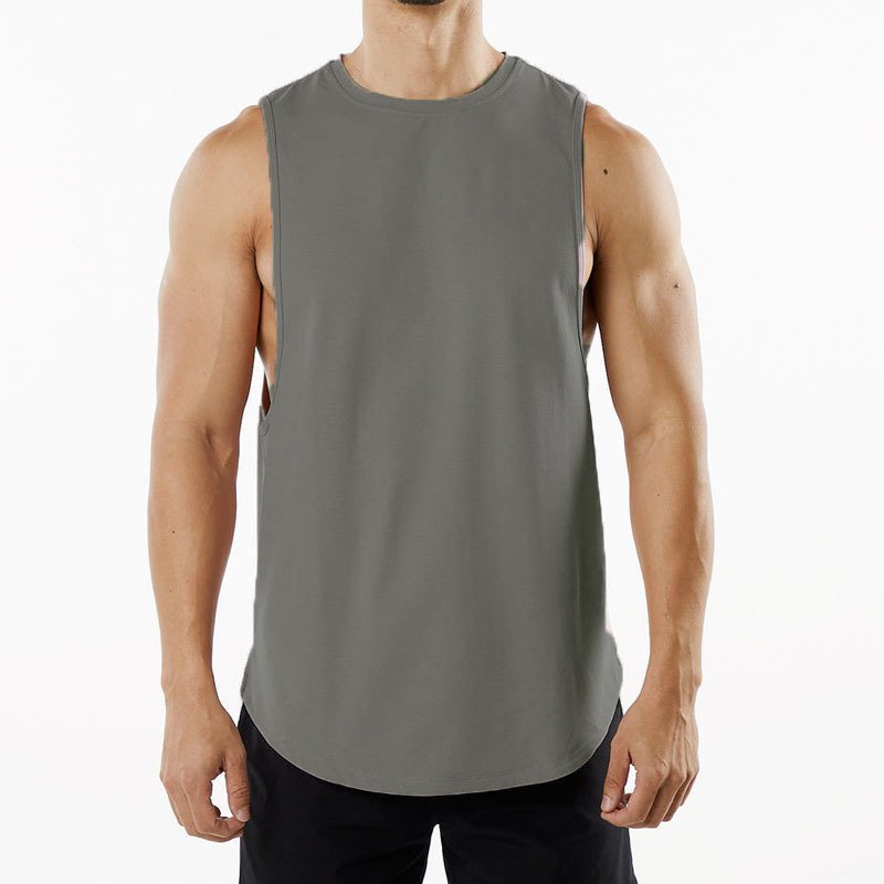 Premium Gym Muscle bodybuilding Workout Cotton Sleeveless T Shirt Men tank Tops For Sports