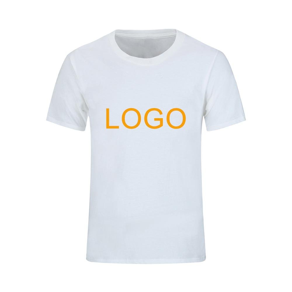 White Tshirt 100% Cotton,Tshirt Custom Logo Printed Shirts For Men, Printing Custom Men's T-Shirts