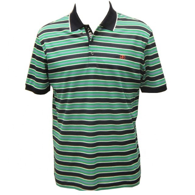 Hot selling striped polo shirt designer polo t shirt men100% cotton with logo for wholesale baby polo shirts