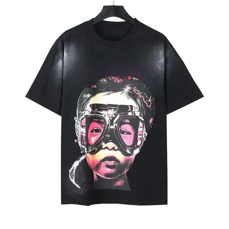1:1 Hell Shirt Men's Hell Clothing T-shirt Summer High Quality Wholesale Cotton Pattern Printing Brand Star T-shirt