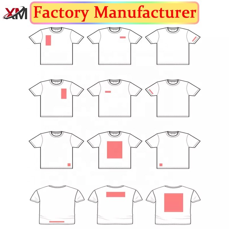 Manufacturer Hight Solid Color Pro Club Shirts Quality 280gsm Heavyweight Neck Crew Cotton Acid Washed Plus Size Men'S T-Shirts