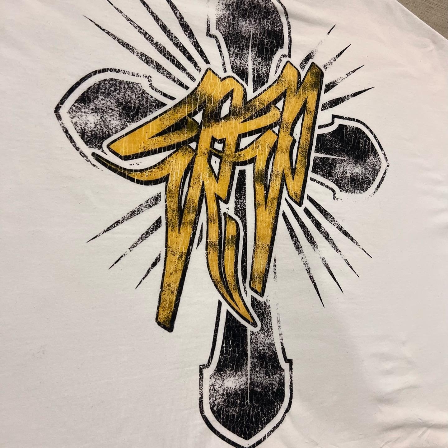 Hip Hop Premium Puff Printing Printing Graphic Blank Organic T Shirt Cotton T-Shirt Oversize cropped boxy T-Shirts