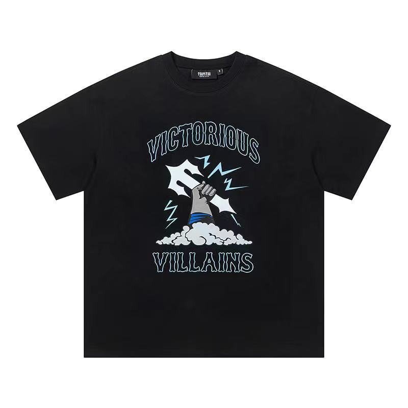 Trapstar High quality Fashion casual Graffiti style O-collar Short sleeve T-shirt,Men's T-shirt
