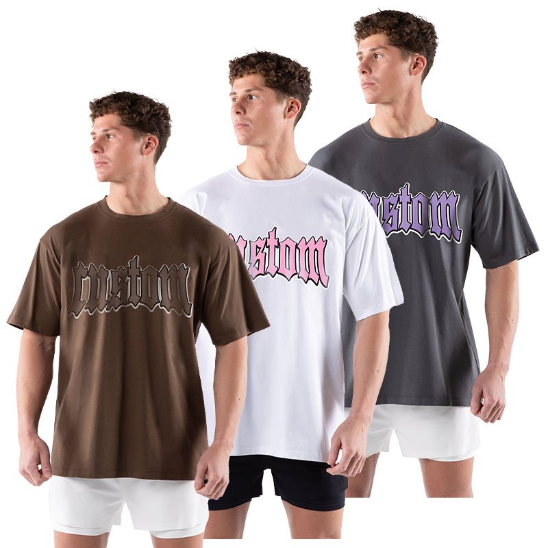 Wholesale Unisex Plain 100% Cotton Blank Hip Hop Digital Printing Boy'S Plus Size Custom T-Shirts Men'S T-Shirts