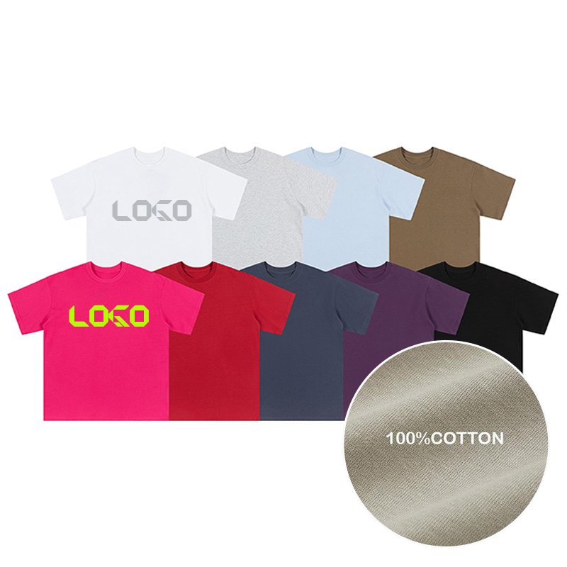 Wholesale Unisex Plain 100% Cotton Blank Hip Hop Digital Printing Boy'S Plus Size Custom T-Shirts Men'S T-Shirts