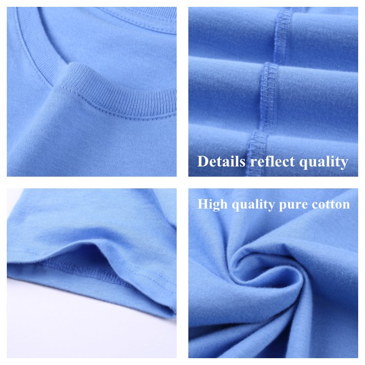 Wholesale Unisex Plain 100% Cotton Blank Hip Hop Digital Printing Boy'S Plus Size Custom T-Shirts Men'S T-Shirts