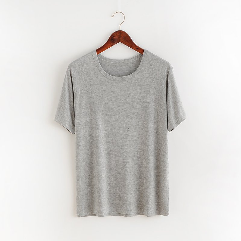 BAMBOO | Crew Neck Custom Oversize Black Basic T Shirt Plus Size Blank Brand Wholesale Plain Bamboo T-shirt Homme Men Shirt
