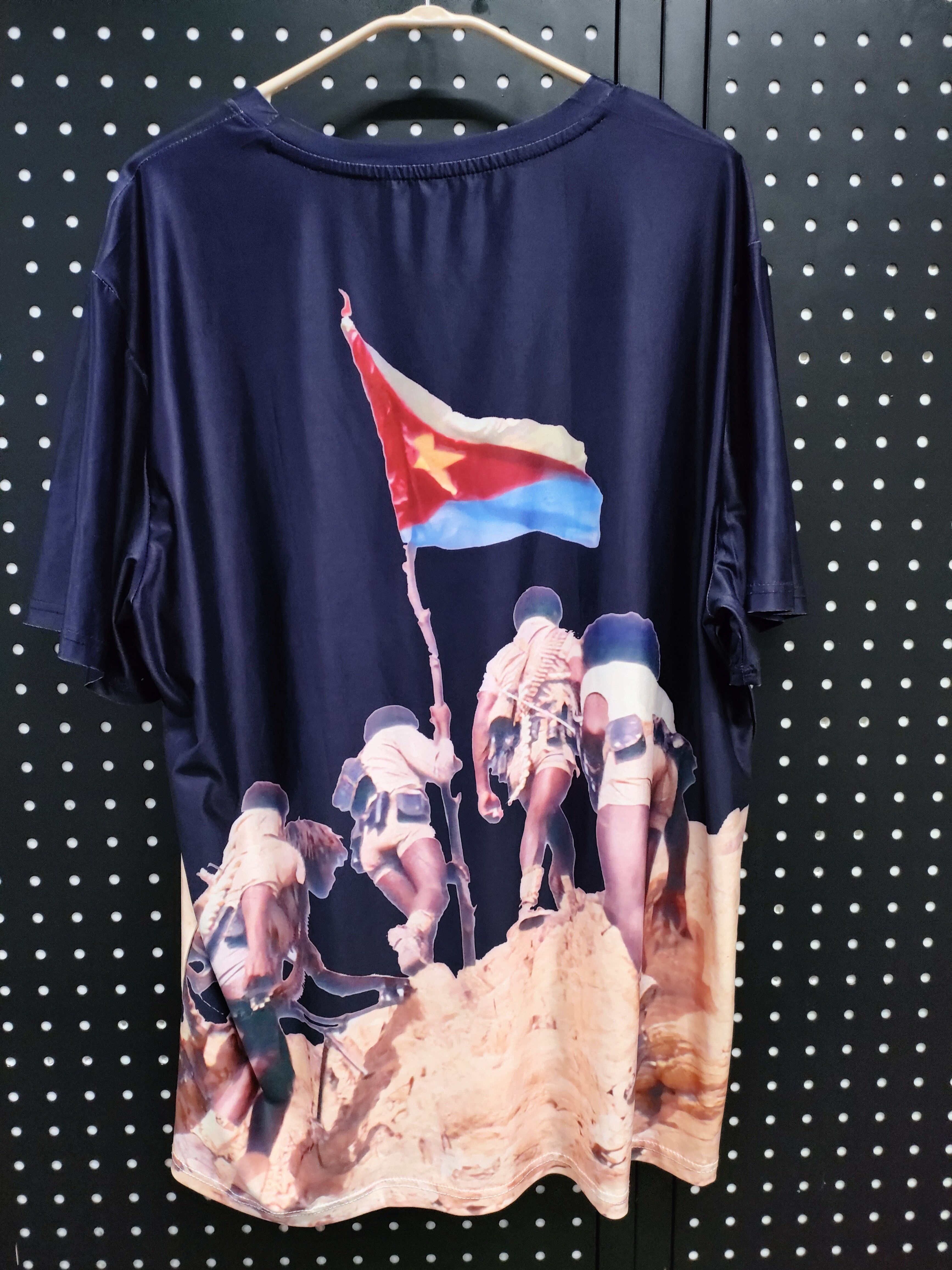 Hot Sell Traditional Eritrea Mens T Shirts Fashion Eritrean Flag Soft Polyester T-Shirt Customize Logo Breathable Men Clothing