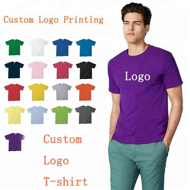 Wholesale 100% Cotton High Quality Custom Men's T-Shirt Printing Your Brand T Shirt Men Graphic Tees Shirt Women Oversize White