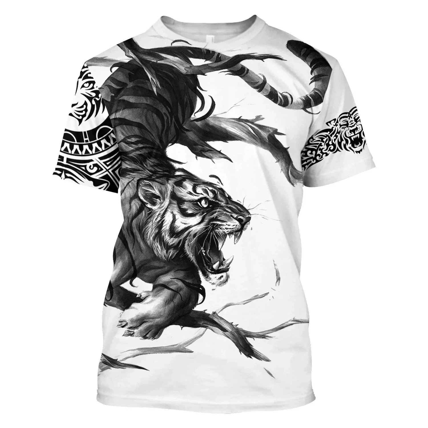 Funny Cute Guinea Pig Graphic Casual Men's T Shirts 3D Printed Oversized Streetwear with Short Sleeve Full Print Top