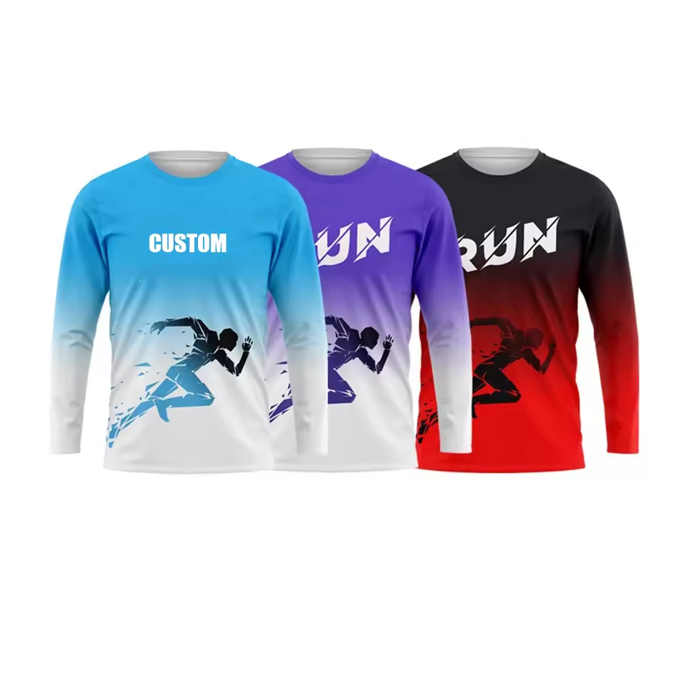 100% soft Polyester Men's T shirt Quick Dry Sublimation Fitness Training Running Sport Blank T-shirt Custom Printing T-shirts