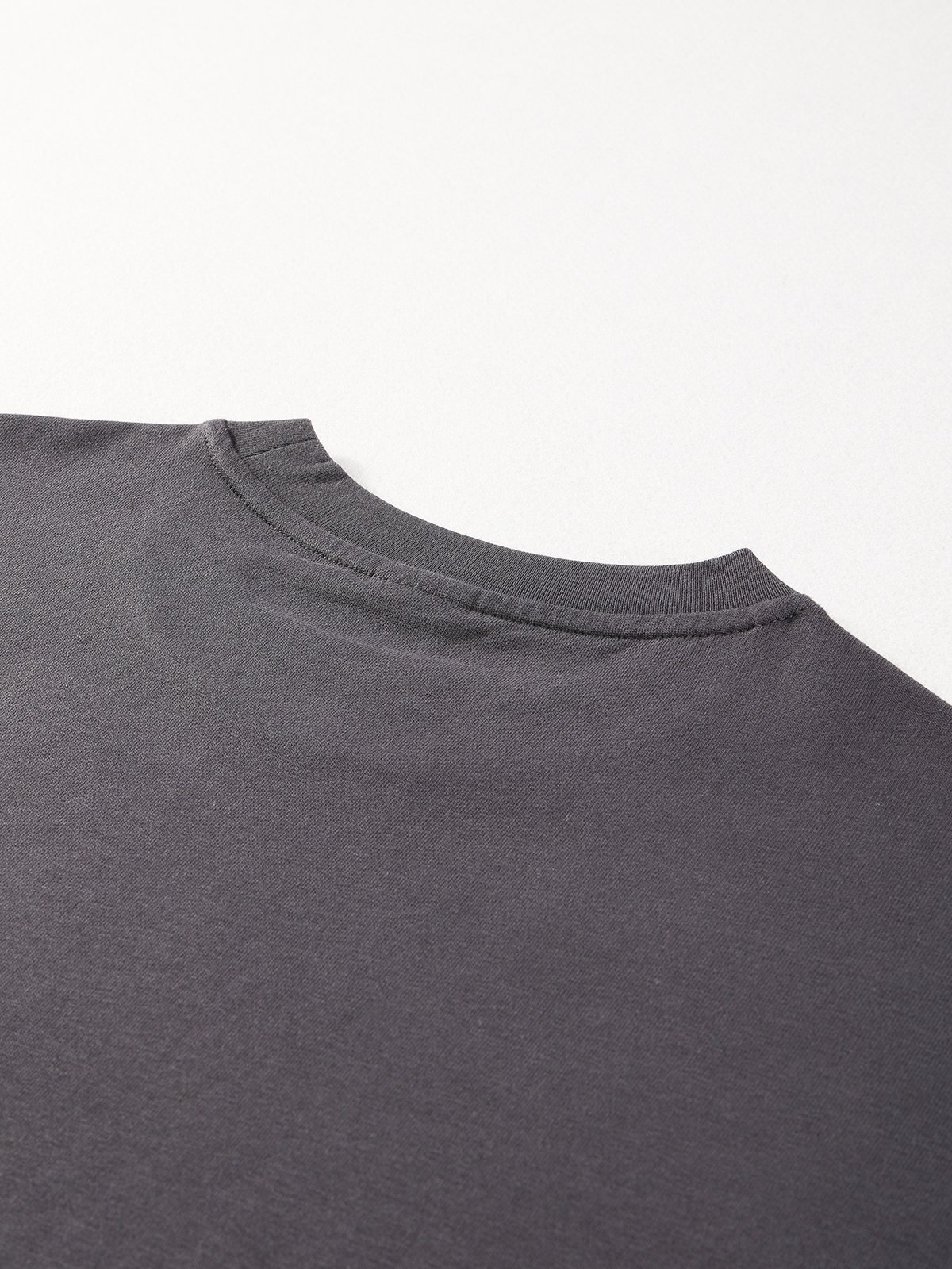 Wholesale 275g earth color loose solid color pure cotton can be customized pure cotton men's t-shirt