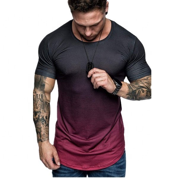 T Shirts For Men Round Neck Short Sleeves Multi Color T Shirt Sublimation Printing Customize T-Shirts