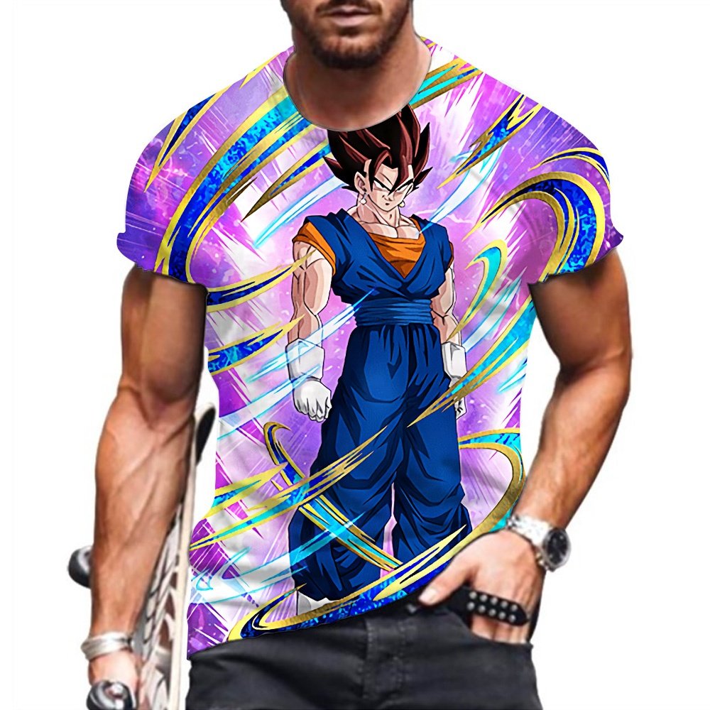 T-shirt Men Men's Children's Tops DBZ New Shirts Fashion Essentials Hip Hop Clothing Streetwear Goku Short Sleeve Y2k