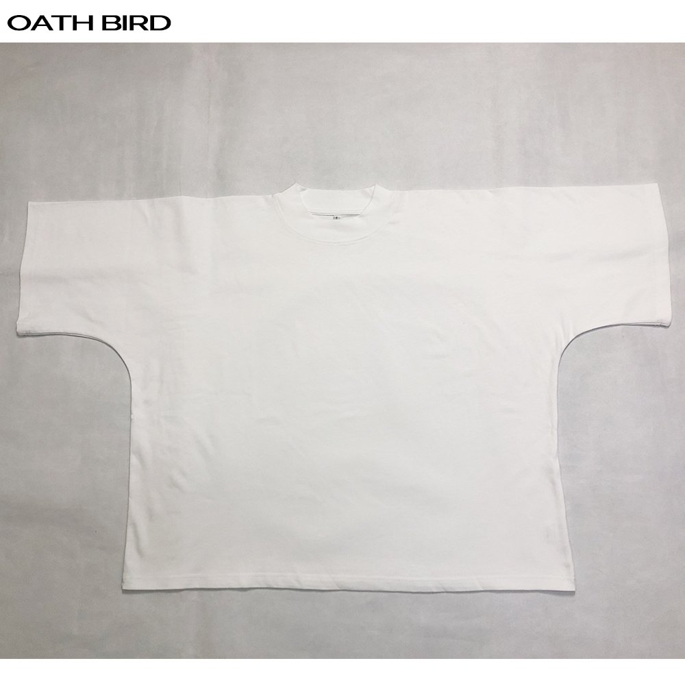 Heavy Cotton Seamless Men's T shirts Custom Printing Thick Collar 300gsm TShirt Blank Oversized Mock Neck Cropped Boxy T Shirt