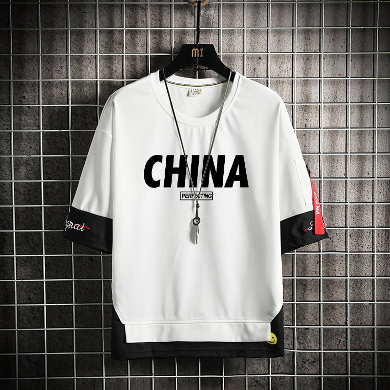 China Wholesale Classic 100% Cotton Round Neck 3D puff print t shirt White Plain plus size Foam print TShirts For Men's T-shirt