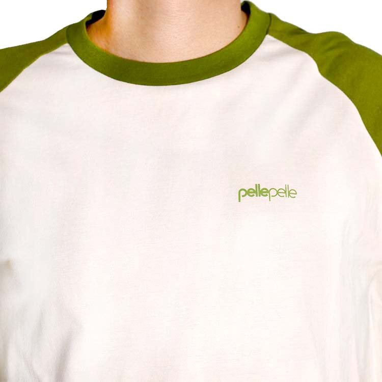 Customized 100 cotton two-color splicing design men long sleeve casual t-shirt