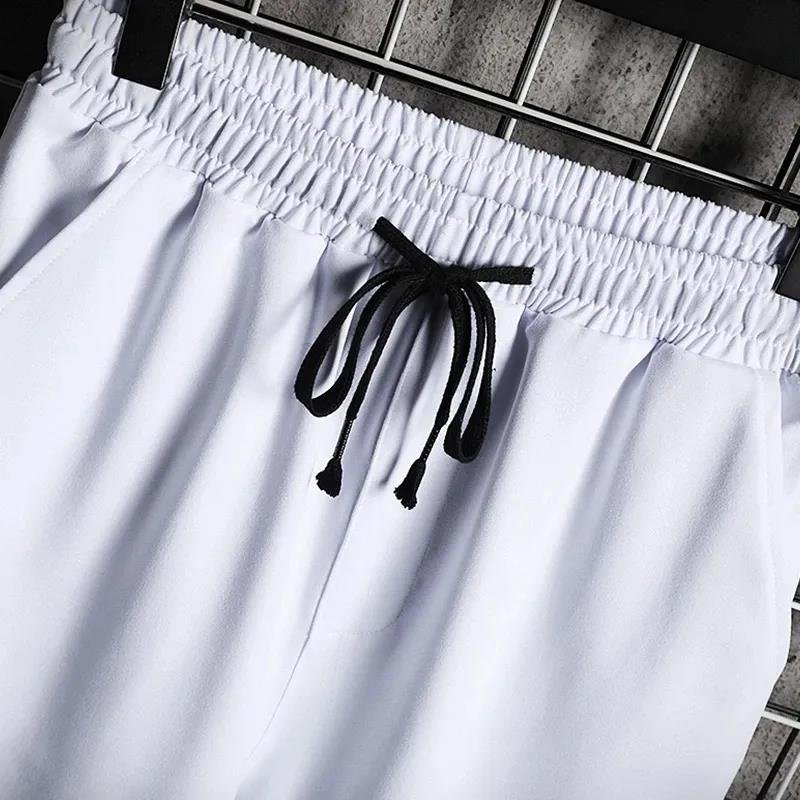 New Men's T-shirt Shorts Set Summer Breathable Casual T shirt Running Set Harajuku Fashion Printed Male Sport Suit