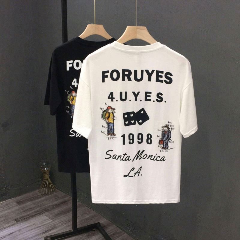2024 Wholesale Custom Your Brand Logo 100% Cotton Blank Men T Shirt Plain Fit Men's T-shirts For High Quality