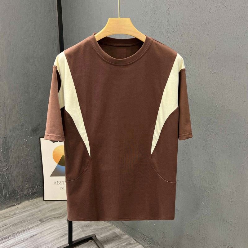 2024 Wholesale Custom Your Brand Logo 100% Cotton Blank Men T Shirt Plain Fit Men's T-shirts For High Quality