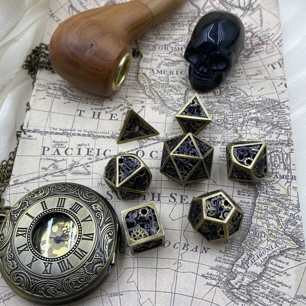 wholesale skulls hollow dnd dice d&d dungeons and dragons rpg games dnd hollow metal dice