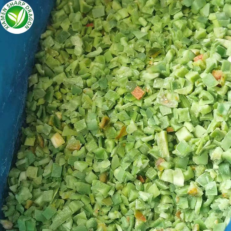 Frozen Freezing Good Chopped Fresh Green Red Bell Pepper Strip Diced Block Chunk Organic Healthy Natural Wholesale price