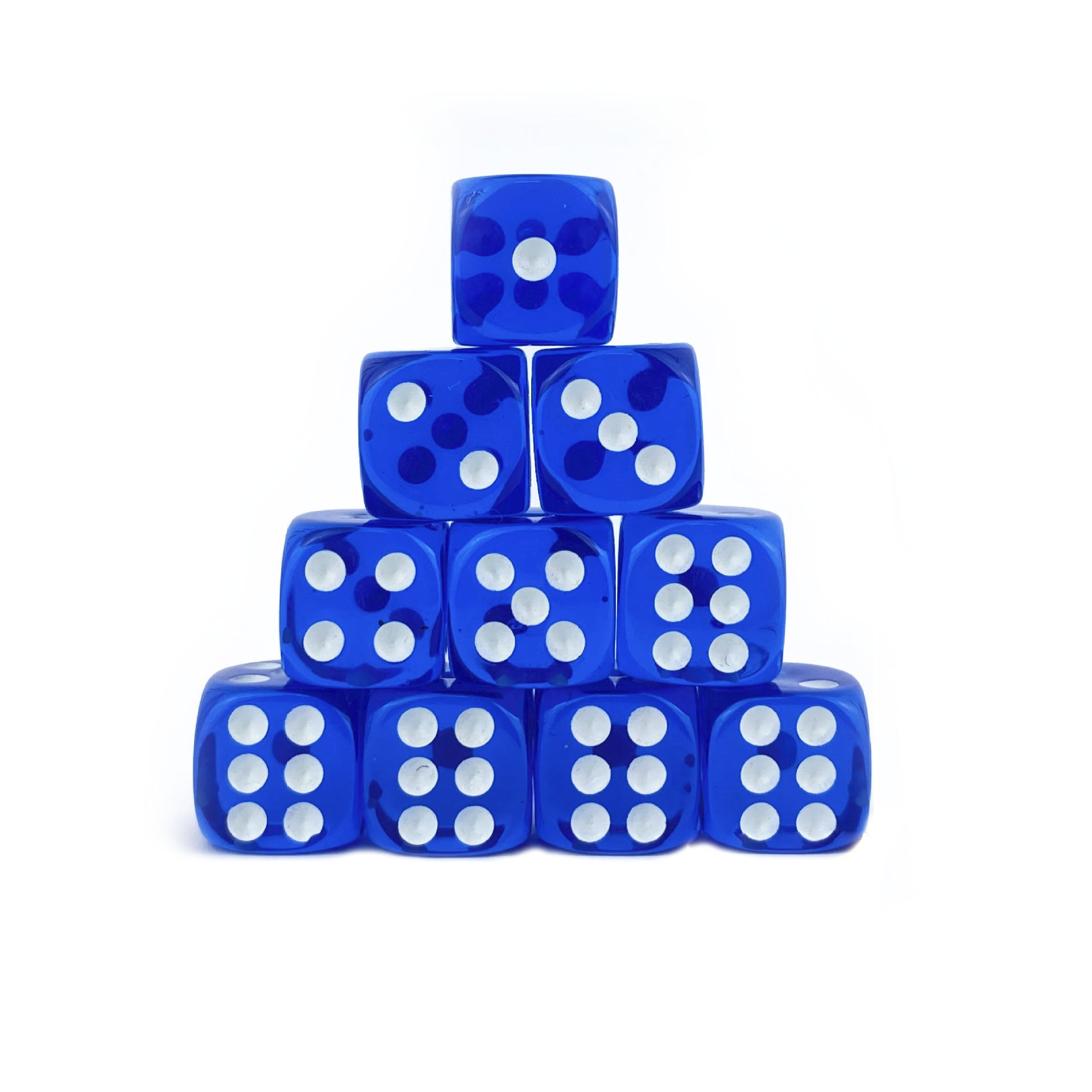 Factory Custom 6-Sided Game Dice Set Translucent Colors Dice for Board Games and Teaching Math