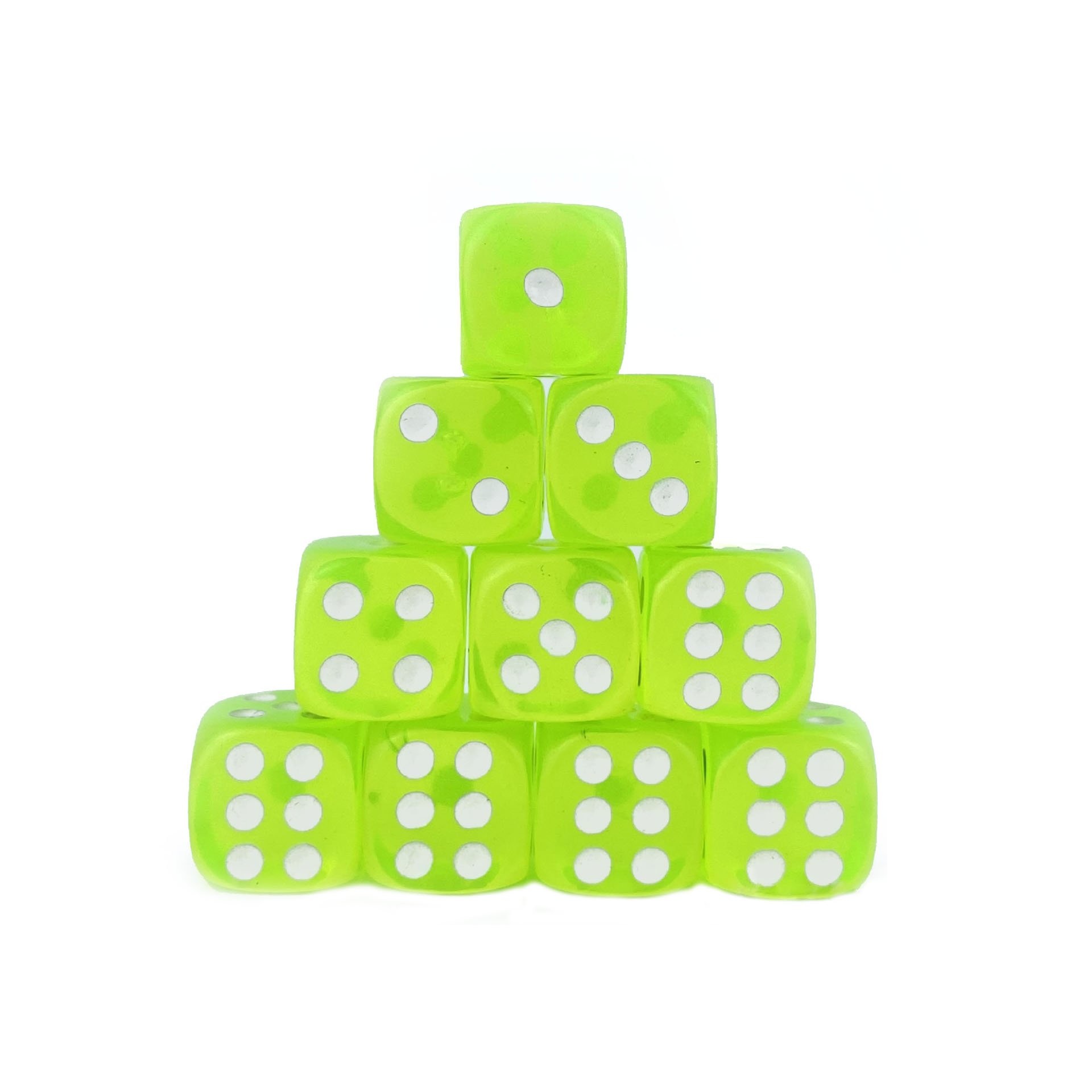 Factory Custom 6-Sided Game Dice Set Translucent Colors Dice for Board Games and Teaching Math
