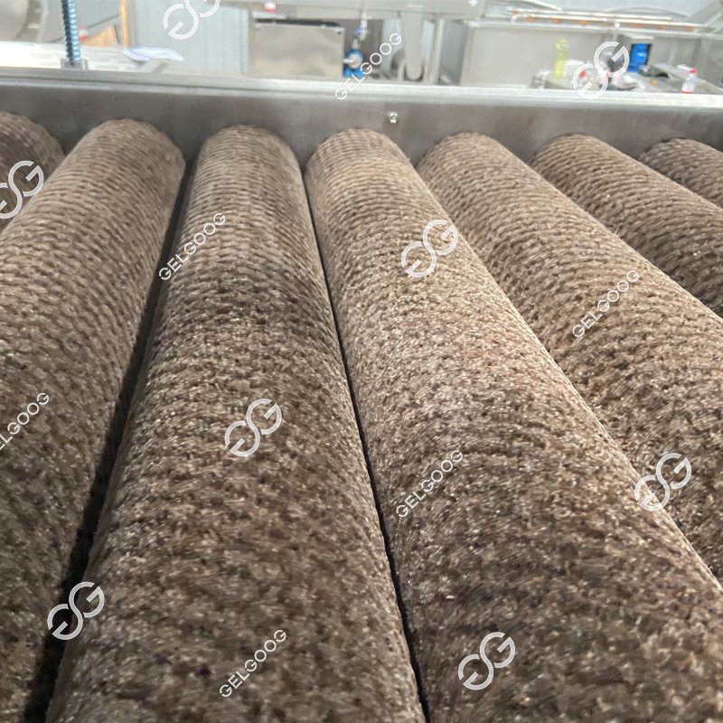 Industrial Fruit Sorting Equipment Palm Dates Drying Dicing Machine Dates Palm Brush Machine