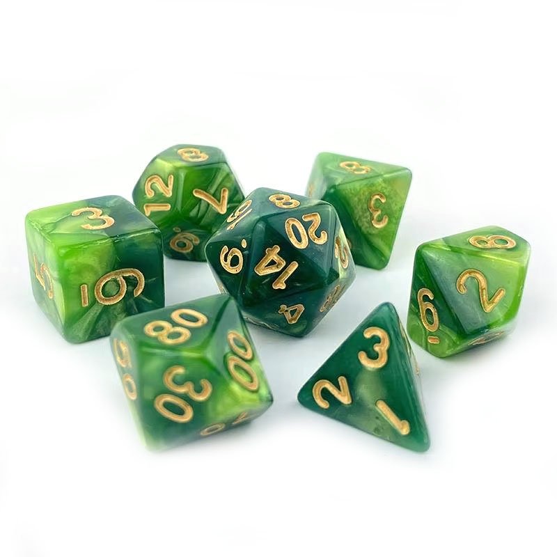 manufacturers rounded corners polyhedral dice Role Playing Game custom resin dnd dice set for dnd games
