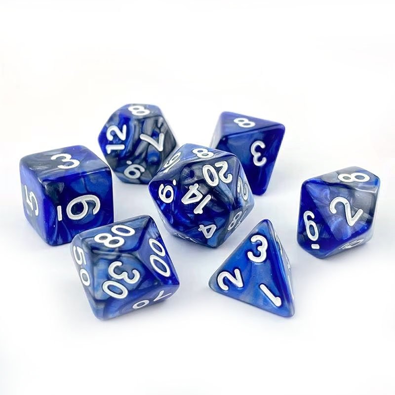 manufacturers rounded corners polyhedral dice Role Playing Game custom resin dnd dice set for dnd games