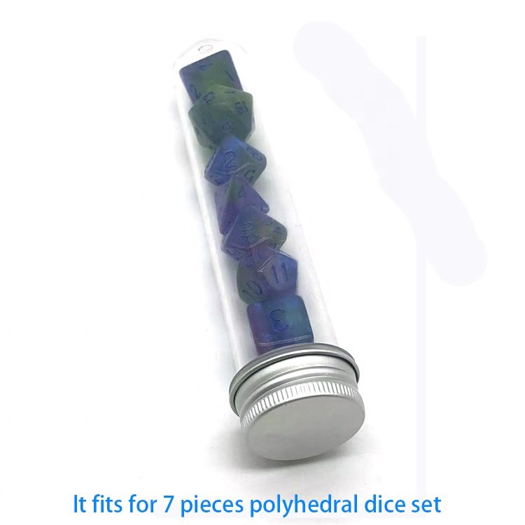 Quick Delivery Factory Direct Sale Clear DND Dice Plastic Tubes for Packaging