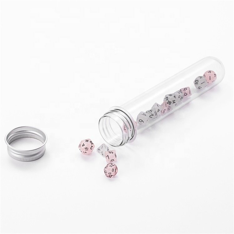 Quick Delivery Factory Direct Sale Clear DND Dice Plastic Tubes for Packaging
