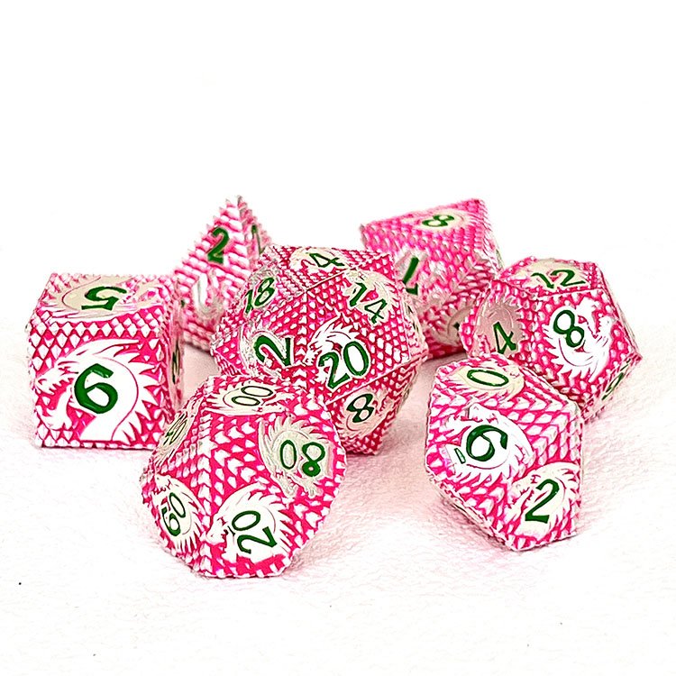 Wholesale Magic Casino Dice 19mm Customise Green Gold Metal Dice For Board Game
