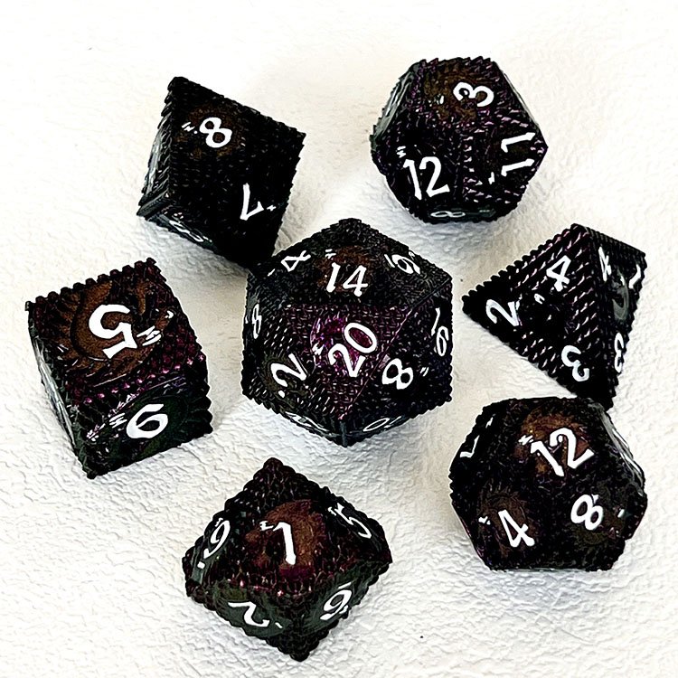 Wholesale Magic Casino Dice 19mm Customise Green Gold Metal Dice For Board Game