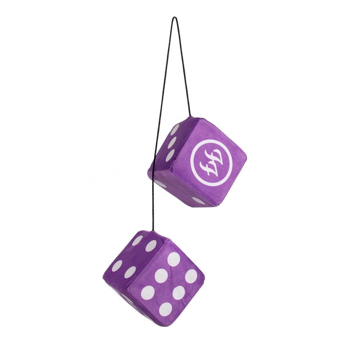 Hot Selling Custom Plush Pendant Fuzzy Dice Soft Plush Stuffed Dice Plush Toys