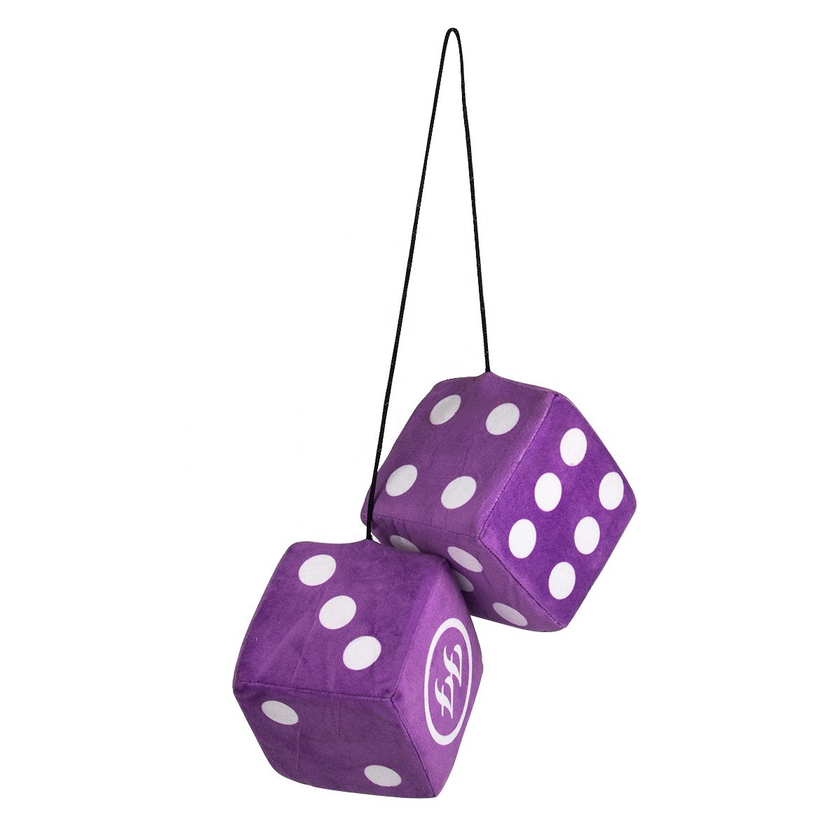 Hot Selling Custom Plush Pendant Fuzzy Dice Soft Plush Stuffed Dice Plush Toys