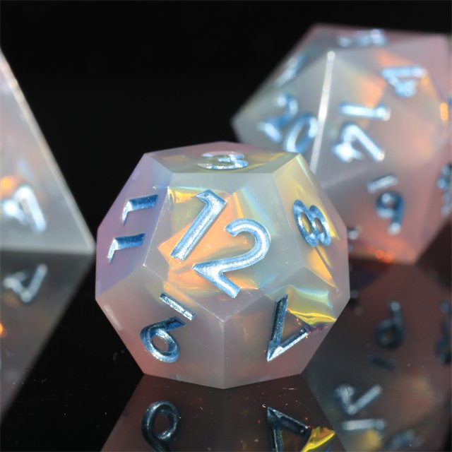 Mini Planet wholesale resin dnd dice set Dragon and Dungeon Polyhedral Sharp Edges Dice RPG board role-playing games Dice