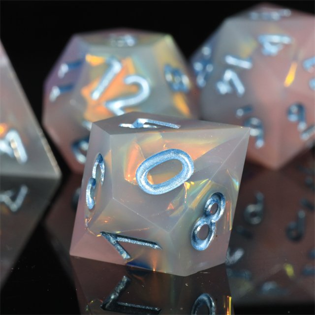 Mini Planet wholesale resin dnd dice set Dragon and Dungeon Polyhedral Sharp Edges Dice RPG board role-playing games Dice