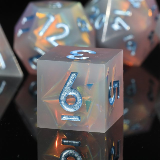 Mini Planet wholesale resin dnd dice set Dragon and Dungeon Polyhedral Sharp Edges Dice RPG board role-playing games Dice
