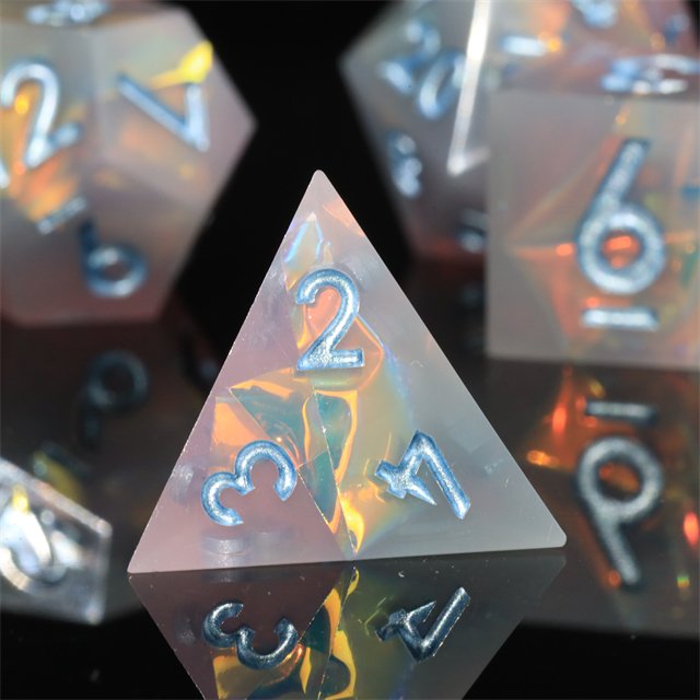 Mini Planet wholesale resin dnd dice set Dragon and Dungeon Polyhedral Sharp Edges Dice RPG board role-playing games Dice