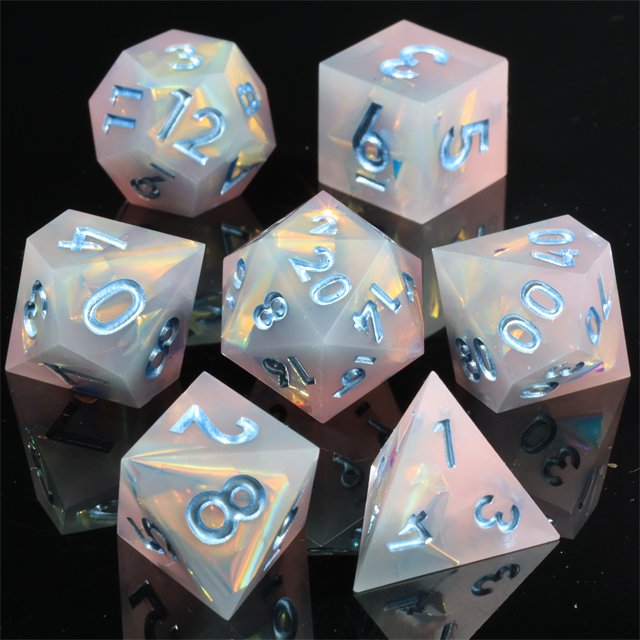 Mini Planet wholesale resin dnd dice set Dragon and Dungeon Polyhedral Sharp Edges Dice RPG board role-playing games Dice