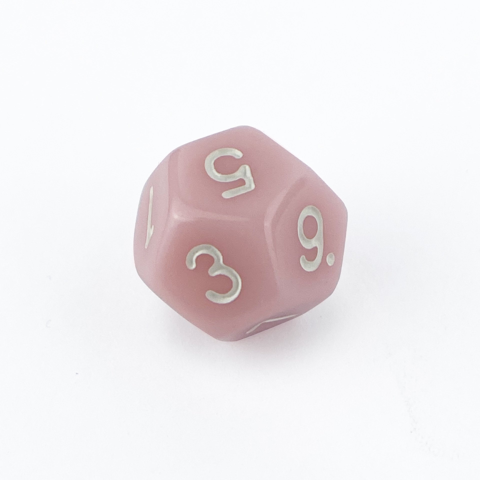 D12 Acrylic Dice Solid Color Transparent Dice Game Pearl Pattern Dice Board Games
