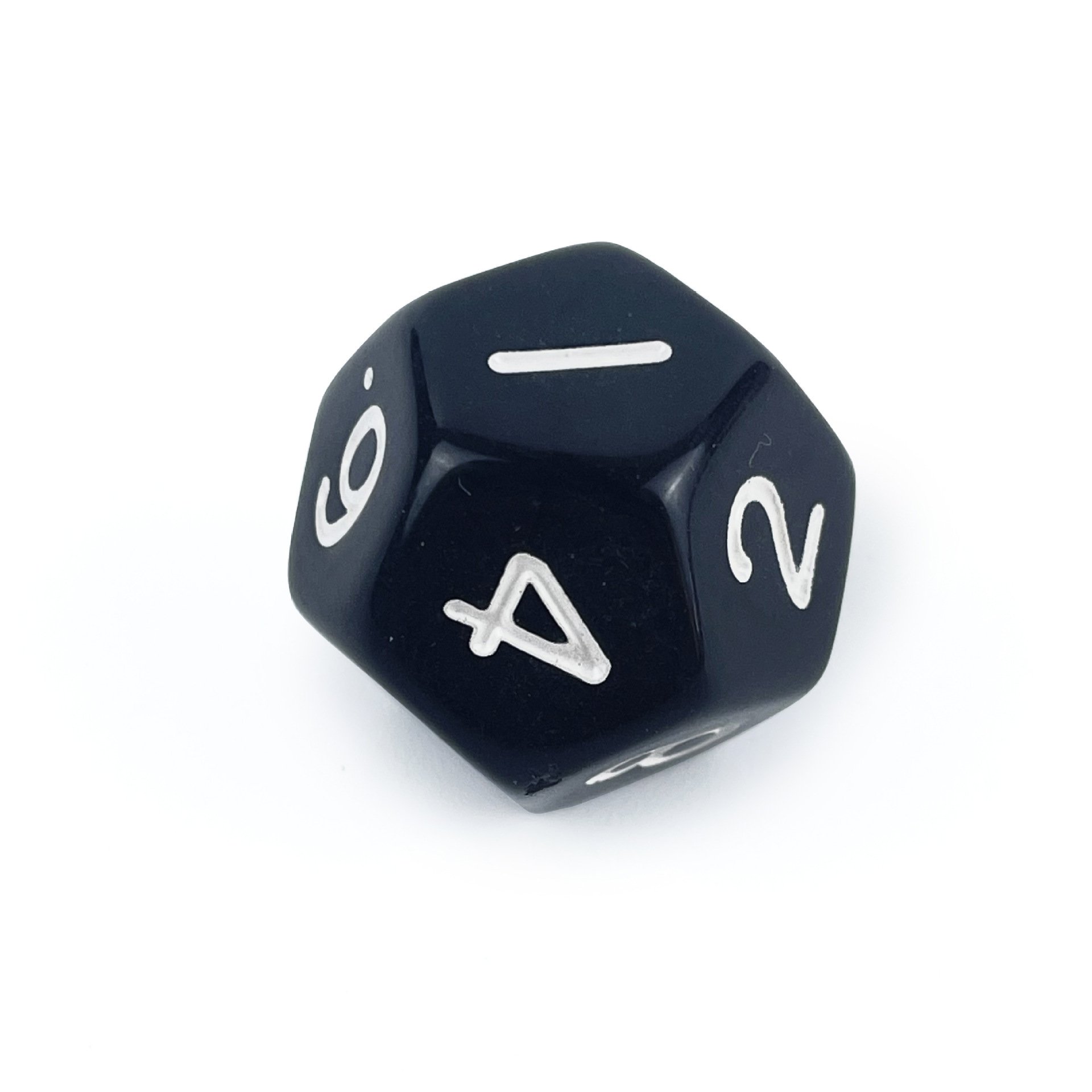 D12 Acrylic Dice Solid Color Transparent Dice Game Pearl Pattern Dice Board Games