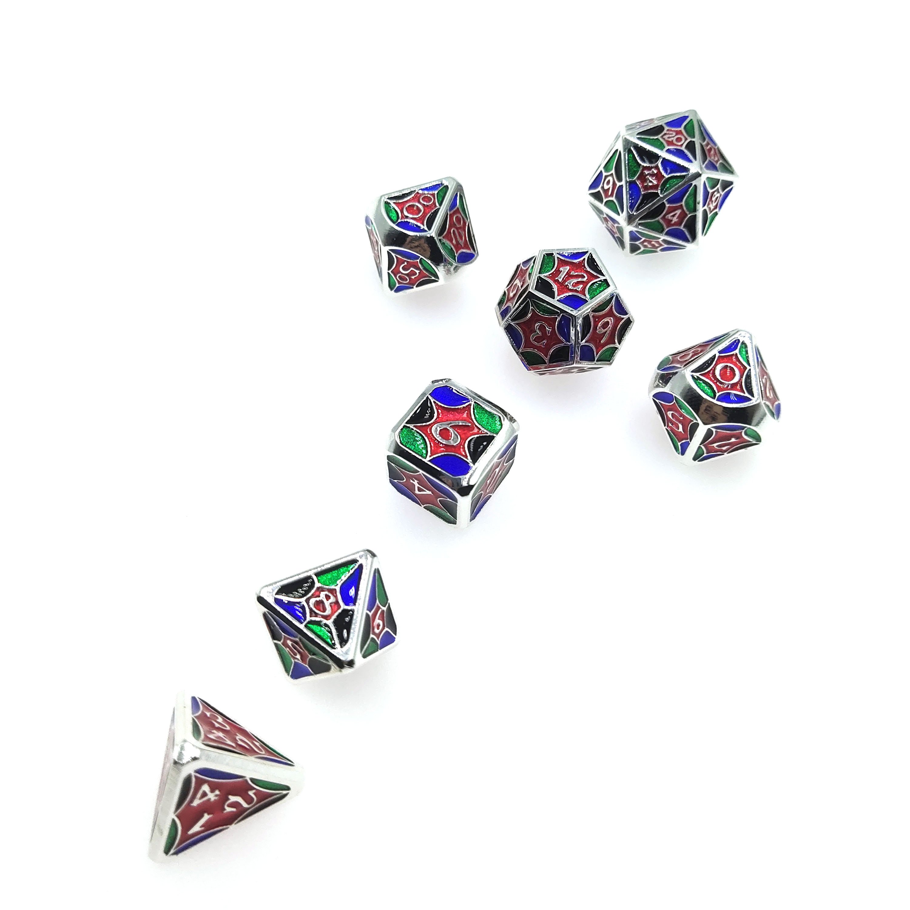 new metal multicolor dice cthulhu custom d20 dice dungeon and dragon Rpg dnd metal dice