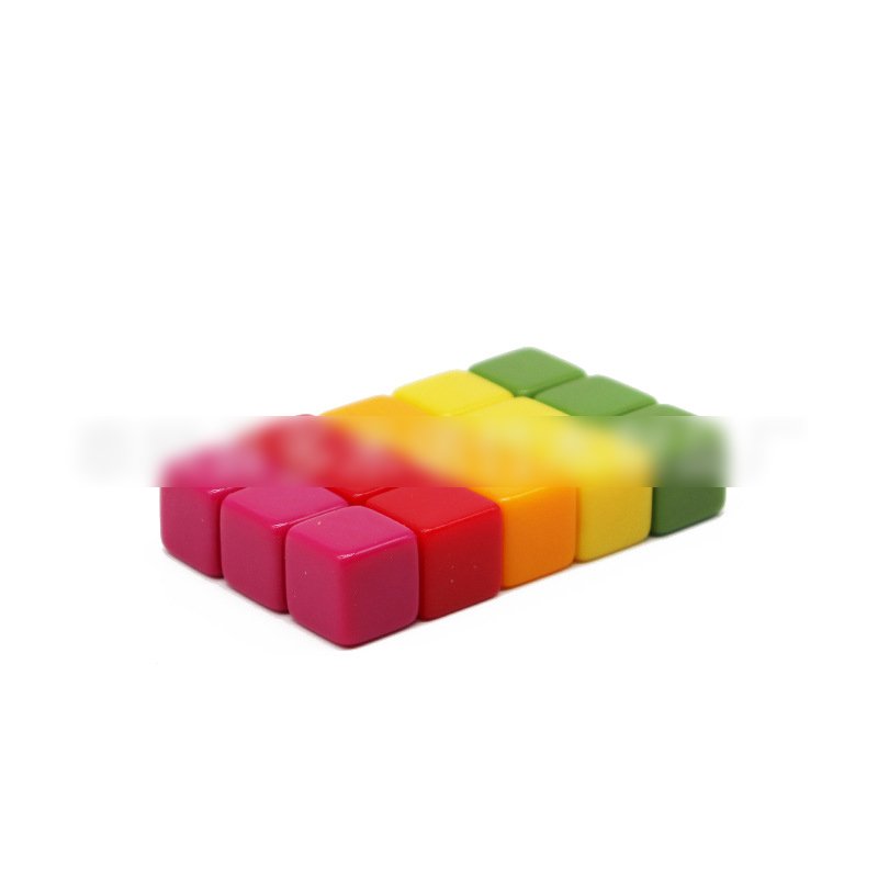 Factory Supply Acrylic Nightclub Dice Table Game Accessories 16MM Custom Size Colorful Dice For Poker Cards Games